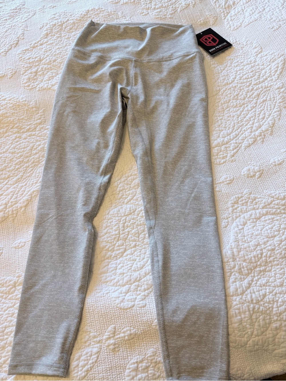 Born Primitive Heather Light Gray High-Rise Leggings